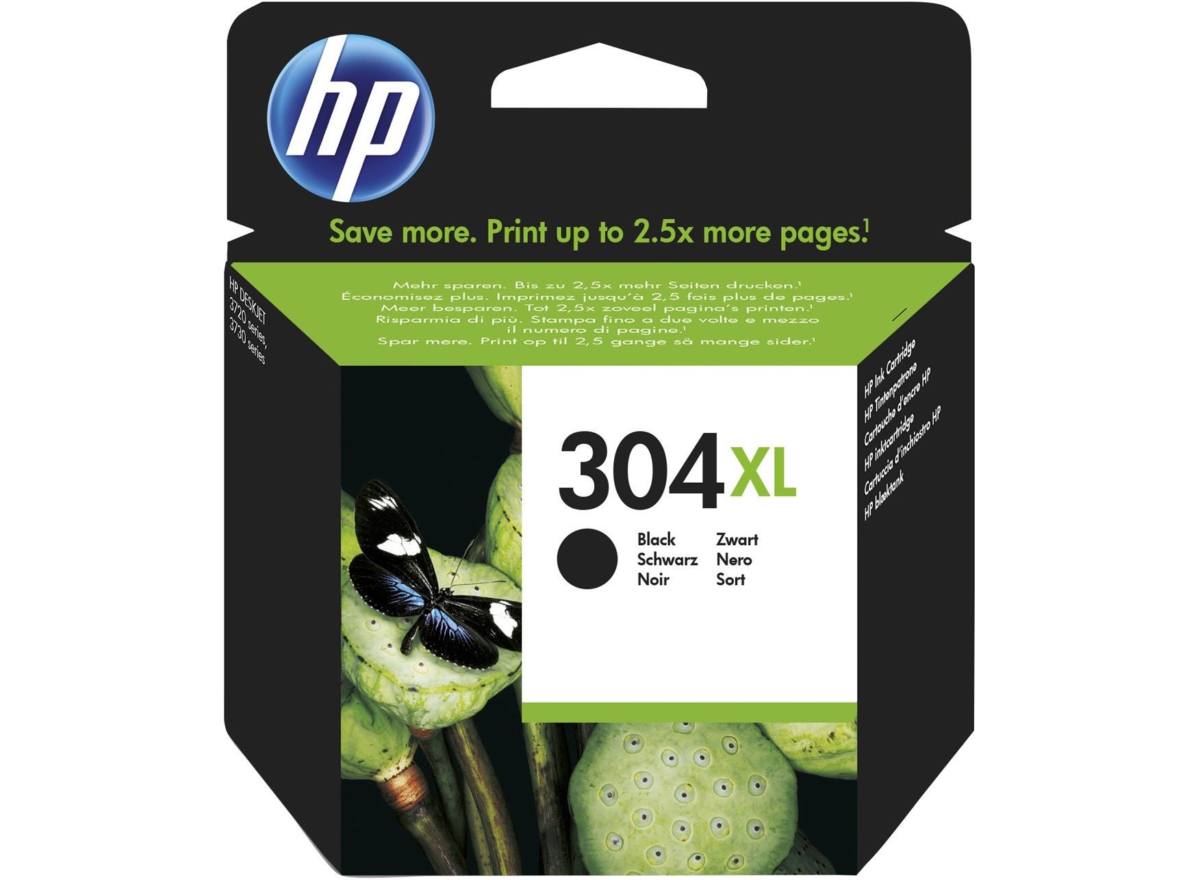 HP ORIGINAL - HP 304XL / N9K08AE Noir (300 pages) Cartouche de marque