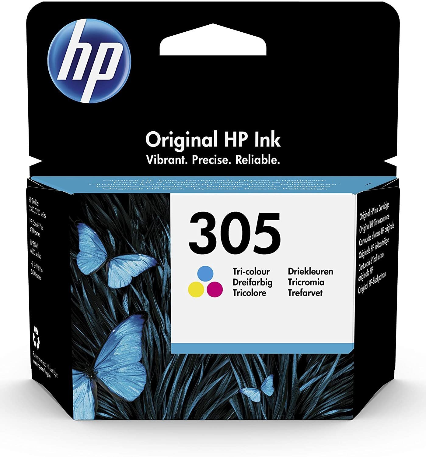 HP ORIGINAL - HP 305 / 3YM60AE Couleur (100 pages) Cartouche de marque