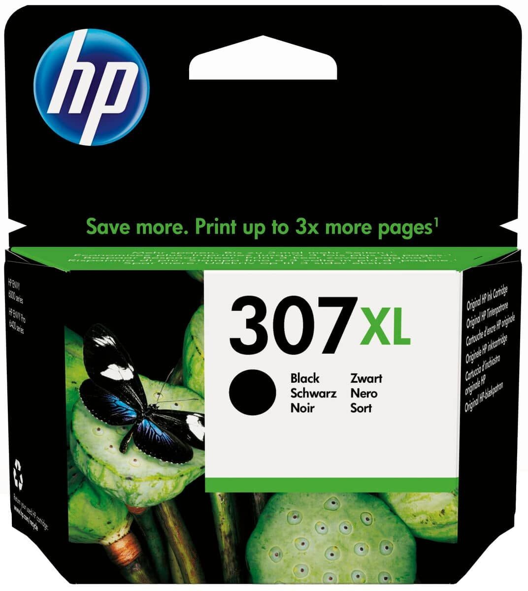 HP ORIGINAL - HP 307XL / 3YM64AE Noir (400 pages) Cartouche authentique extra grande capacité