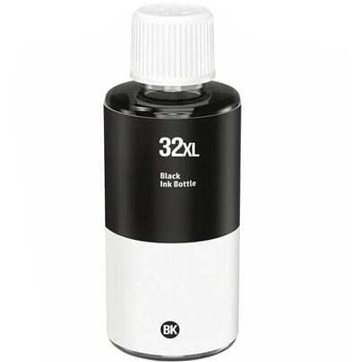 COMPATIBLE HP - 32XL Noir (135 ml) Bouteille recharge d'encre équivalente à HP 1VV24AE