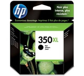 HP ORIGINAL - HP 350XL / CB336EE Noir (25 ml) Cartouche de marque