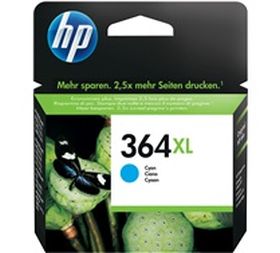 HP ORIGINAL - HP 364XL Cyan (6 ml) Cartouche de marque CB323EE