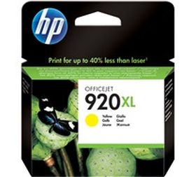 HP ORIGINAL - HP 920XL / CD974AE Jaune (6 ml) Cartouche de marque