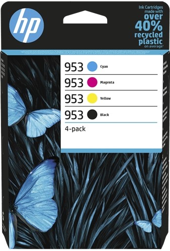 HP 953 Cartouche d'encre cyan authentique (F6U12AE#BGY)