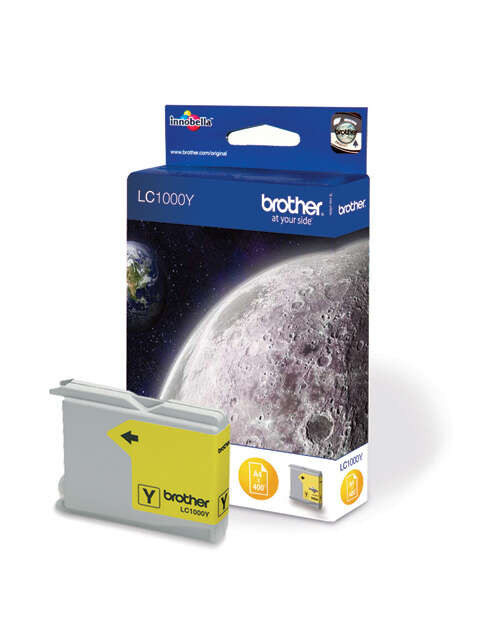 BROTHER (ORIGINAL) - Brother LC1000 Jaune Cartouche d'encre de marque