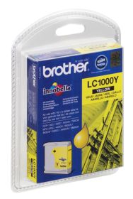 BROTHER ORIGINAL - Brother LC-1000 Jaune (6,5ml) Cartouche de marque