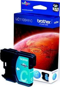 BROTHER ORIGINAL - Brother LC-1100HY Cyan (750 pages) Cartouche de marque