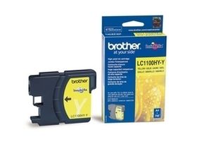 BROTHER ORIGINAL - Brother LC-1100HY Jaune (750 pages) Cartouche de marque