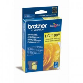 BROTHER ORIGINAL - Brother LC-1100 Jaune (5,5ml) Cartouche de marque