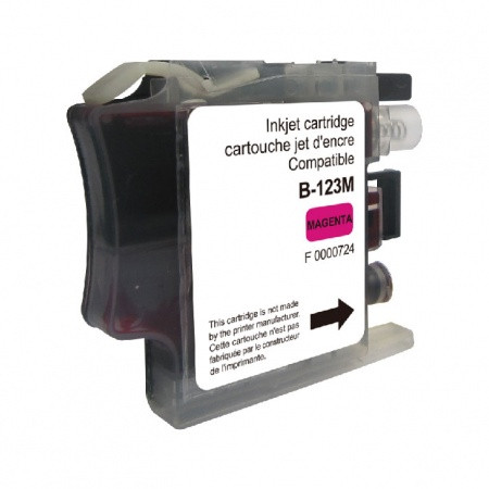 BROTHER (COMPATIBLE PREMIUM) - LC123 Magenta Cartouche d'encre générique Brother Qualité Premium