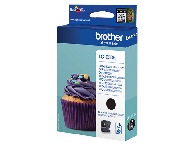 BROTHER (ORIGINAL) - Brother LC123 Noir Cartouche d'encre originale