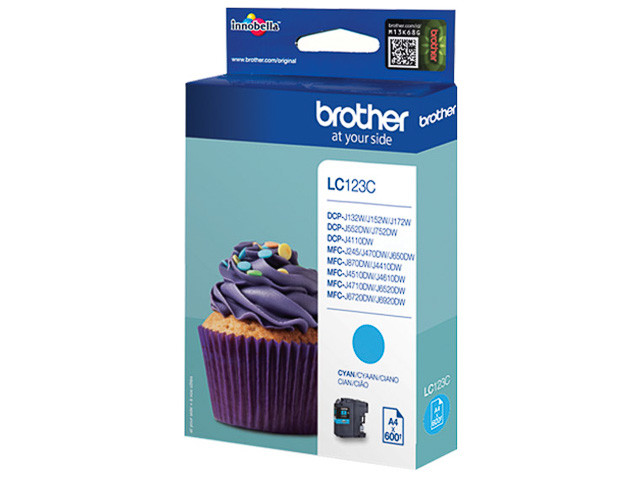 BROTHER (ORIGINAL) - Brother LC123 Cyan Cartouche d'encre originale
