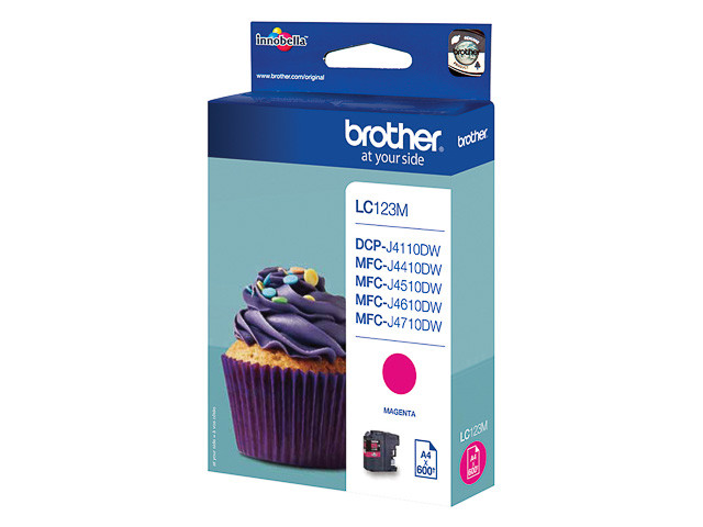 BROTHER (ORIGINAL) - Brother LC123 Magenta Cartouche d'encre originale