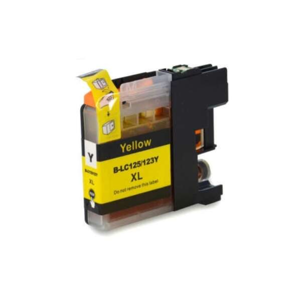 BROTHER (COMPATIBLE) - LC123 Jaune Cartouche d'encre générique Brother