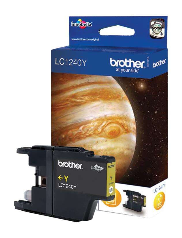 BROTHER (ORIGINAL) - Brother LC1240 Jaune Cartouche d'encre originale