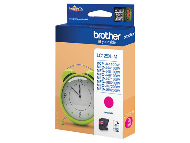 BROTHER (ORIGINAL) - Brother LC125XL Magenta Cartouche d'encre originale