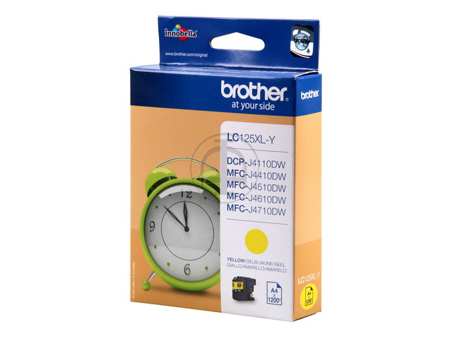 BROTHER (ORIGINAL) - Brother LC125XL Jaune Cartouche d'encre originale