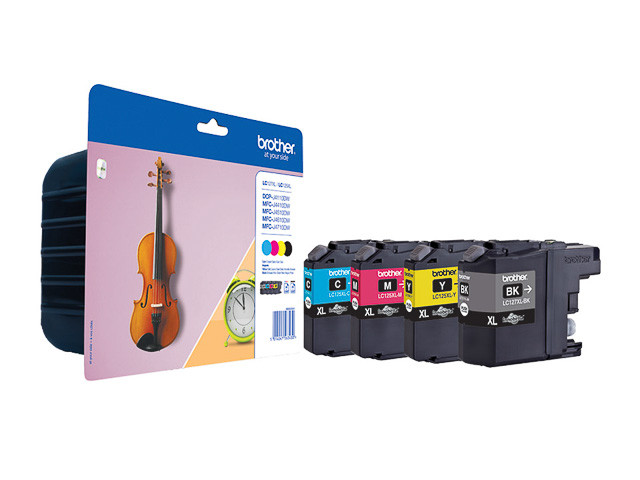 BROTHER (ORIGINAL) - Brother LC127XL - LC125XL Multipack de 4 cartouches d'encre originales