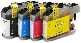 BROTHER (COMPATIBLE) - LC223 Pack de 4 cartouches d'encre génériques Brother