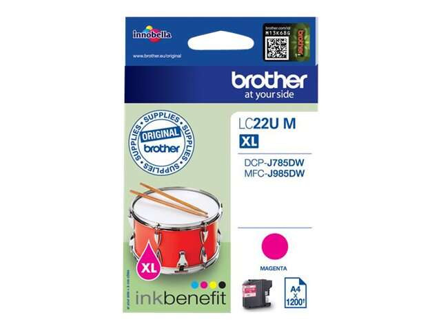 BROTHER (ORIGINAL) - Brother LC22U Magenta Cartouche d'encre originale