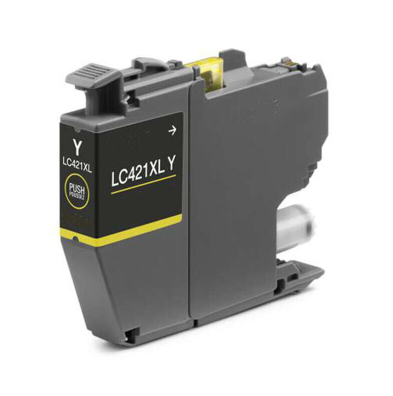 BROTHER (COMPATIBLE) - Brother LC421XL Jaune Cartouche d'encre compatible Brother