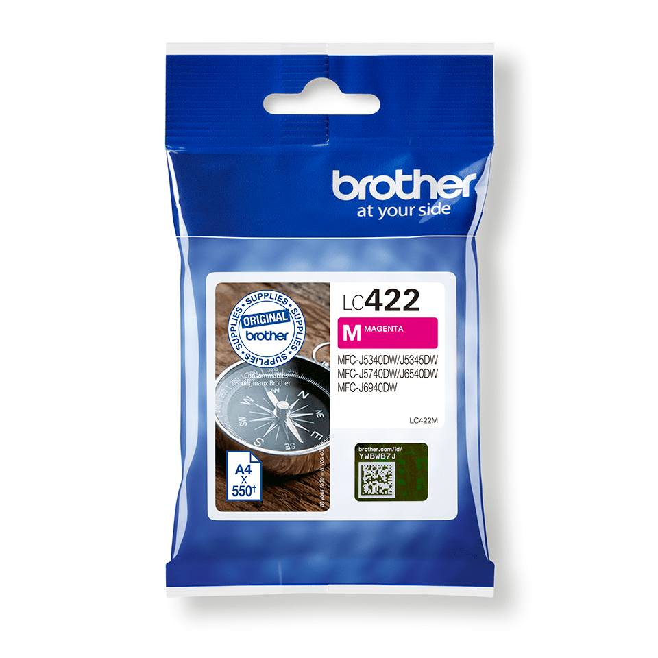 BROTHER (ORIGINAL) - Brother LC422 Magenta Cartouche d'encre originale