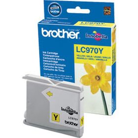 BROTHER ORIGINAL - Brother LC-970 Jaune (300 pages) Cartouche de marque