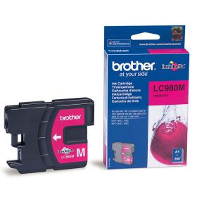 BROTHER ORIGINAL - Brother LC-980 Magenta (260 pages) Cartouche de marque