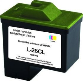 RECYCLE LEXMARK - N°26 / 10N0026 Couleur (275 pages) Cartouche remanufacturée Lexmark