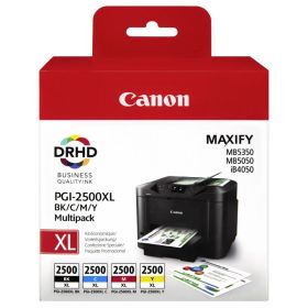 CANON (ORIGINAL) - Canon PGI2500XL Pack de 4 Cartouches d'encre originales 9254B004