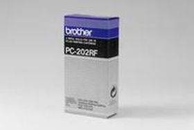 BROTHER ORIGINAL - Brother PC-202RF Noir Pack de 2 rubans de transfert thermique de marque