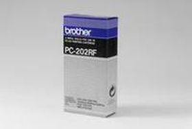 Brother PC-202RF Noir Pack de 2 rubans de transfert thermique de marque