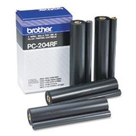 BROTHER ORIGINAL - Brother PC-204RF Noir Pack de 4 rubans de transfert thermique de marque