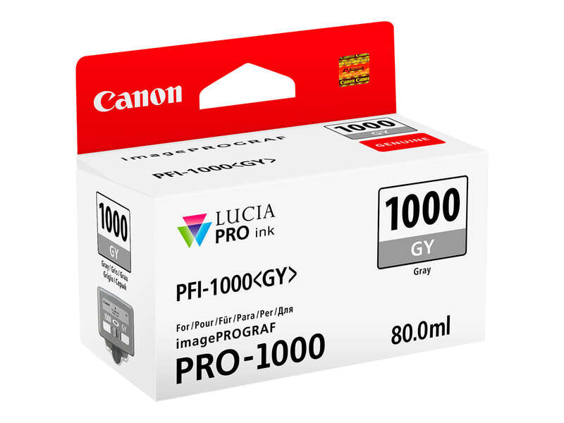 CANON (ORIGINAL) - Canon PFI1000 Gris Cartouche d'encre originale 0552C001