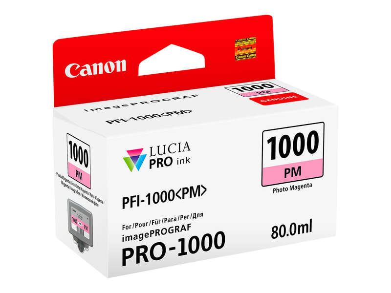 CANON (ORIGINAL) - Canon PFI1000 Magenta Photo Cartouche d'encre originale 0551C001