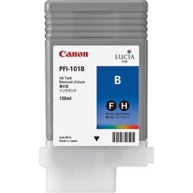 CANON ORIGINAL - Canon PFI-101 Bleu (130 ml) Cartouche de marque 0891B001