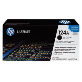 HP ORIGINAL - HP 124A / Q6000A Noir (2500 pages) Toner de marque