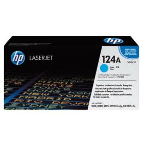 HP ORIGINAL - HP 124A / Q6001A Cyan (2000 pages) Toner de marque