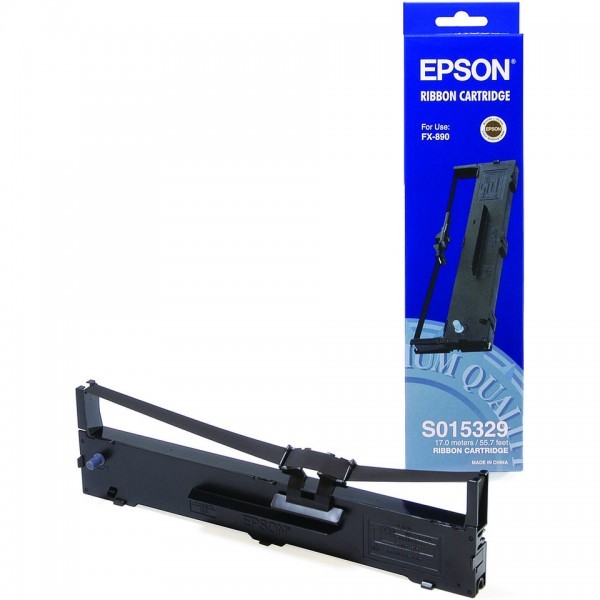 EPSON ORIGINAL - Epson S015329 Noir (7,5 MC) Ruban encreur de marque