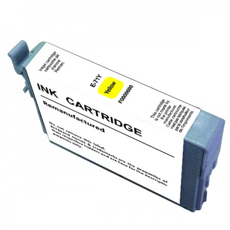 COMPATIBLE HAUT DE GAMME EPSON - T0714 Jaune Cartouche remanufacturée Epson Qualité Premium