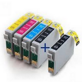 EPSON (COMPATIBLE) - Epson T0715 Pack de 4 cartouches d'encre génériques C13T07154012