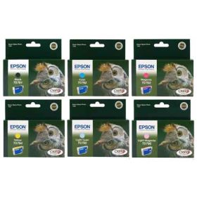 EPSON ORIGINAL - Epson T079 - Pack de 6 cartouches de marque en promotion