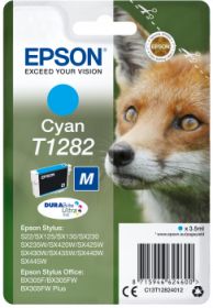 EPSON ORIGINAL - Epson T1282 Cyan (3,5 ml) Cartouche de marque 