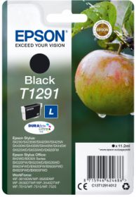EPSON (ORIGINAL) - Epson T1291 Noir Cartouche d'encre originale C13T12914012