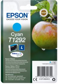 EPSON (ORIGINAL) - Epson T1292 Cyan Cartouche d'encre originale C13T12924012