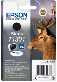 EPSON (ORIGINAL) - Epson T1301XL Noir Cartouche d'encre originale C13T13014012