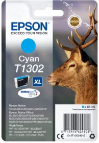 EPSON ORIGINAL - Epson T1302 XL Cyan (10,1 ml) Cartouche de marque