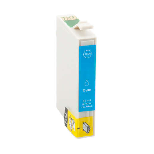 EPSON (COMPATIBLE PREMIUM) - Epson T1812 Cyan Cartouche d'encre remanufacturée C13T18124012 Qualite Premium