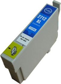 COMPATIBLE EPSON - 27XL cyan (15 ml) Cartouche générique Epson T2712 avec puce