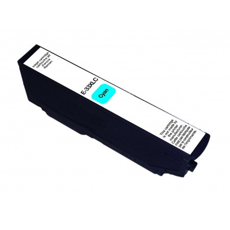 EPSON (COMPATIBLE PREMIUM) - Epson T3362 Cyan Cartouche d'encre remanufacturée C13T33624012 Qualité Premium